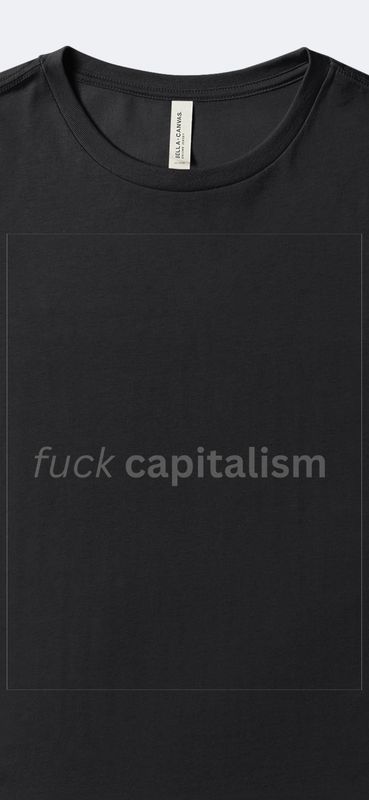 Tonal statement shirt design in black