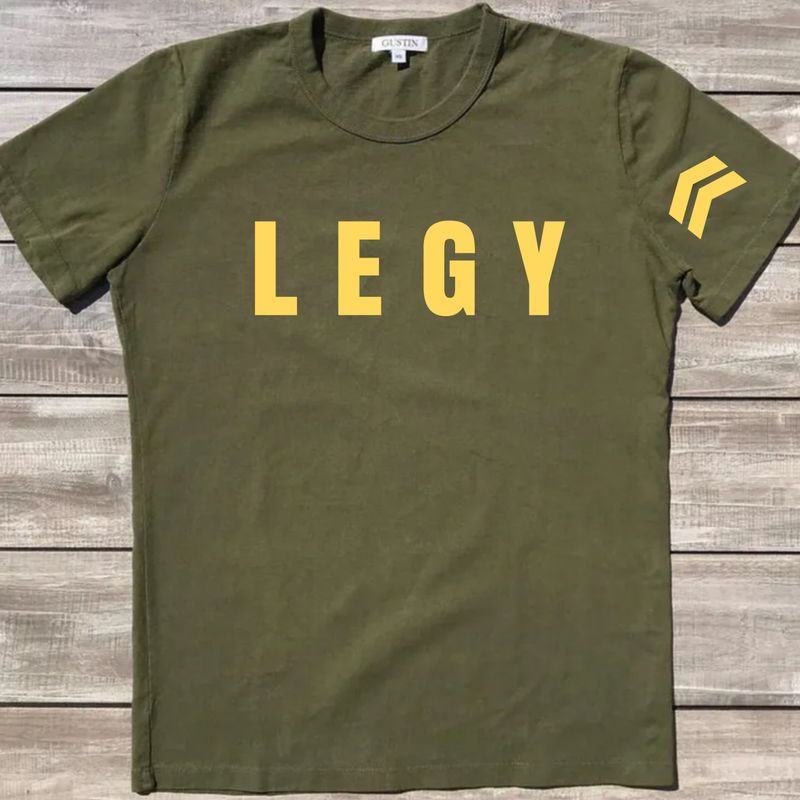 LEGY shirt design in olive